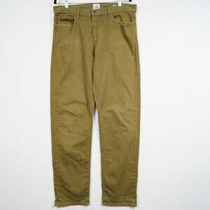 Flint and Tinder 365 Pants Green Khaki Slim Straight 35x32